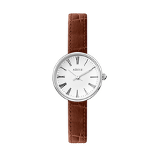  Silver Case - Brown - ADEXE Watches
